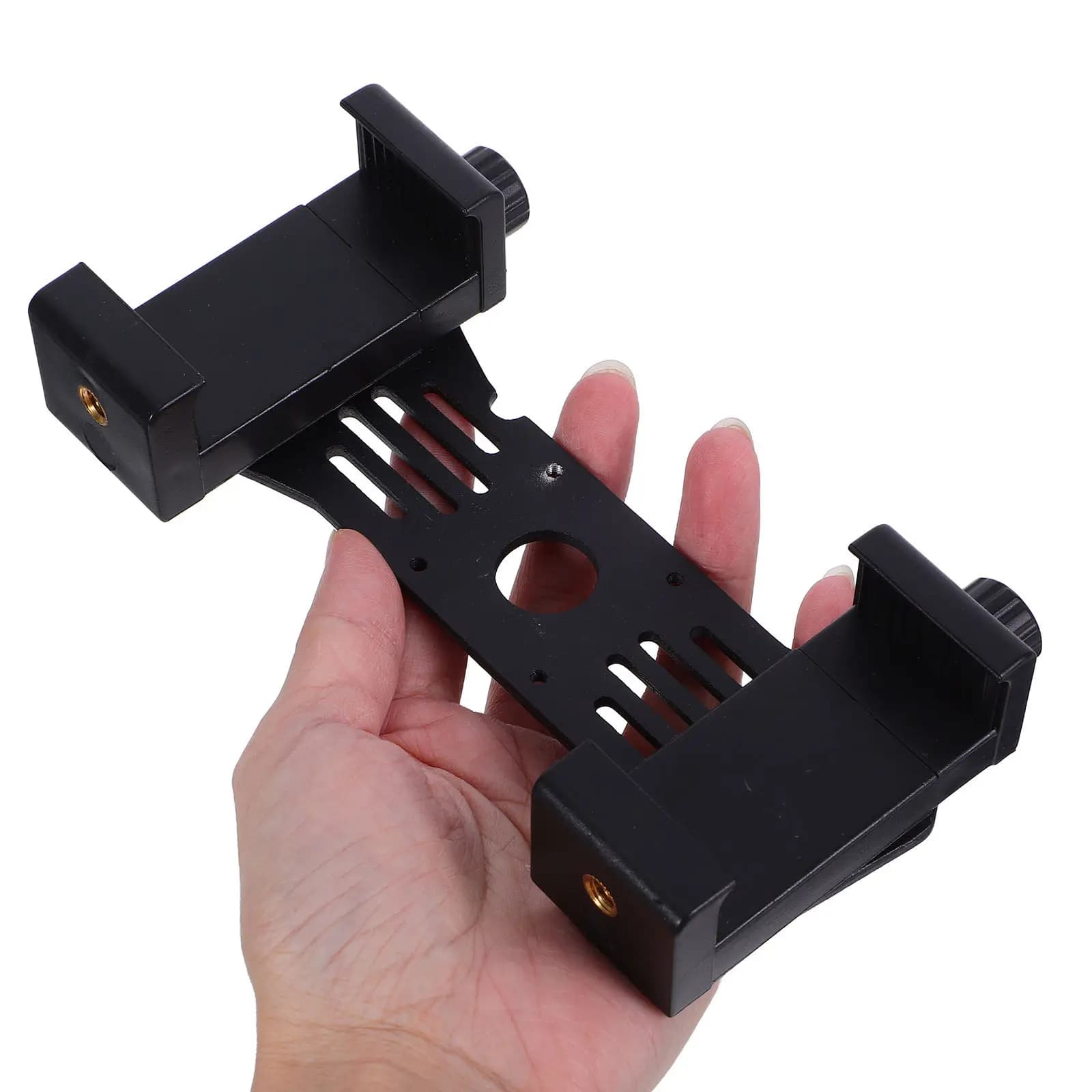Support for Dash Cam in Metal, Mirror Base Retrovisor, Double Clamp Stand for Dash Cam