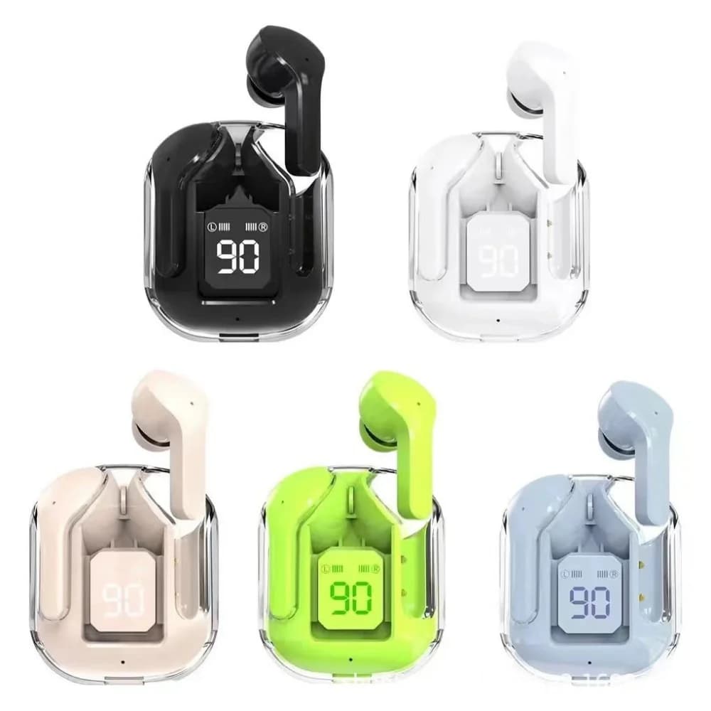 Auricolari TWS Cuffie da gioco sportive Bluetooth 5.0 senza fili Auricolari con riduzione del rumore Cuffie con microfono con display a LED Auricolari