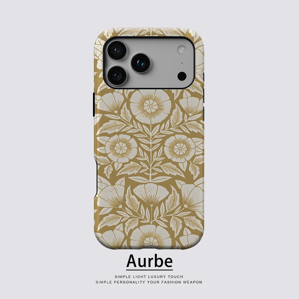 Mustard White Wood Block For Magnetic Phone Case For IPhone 17 16 15 14 13 Pro Max Plus Single Double-Layer Tough Case