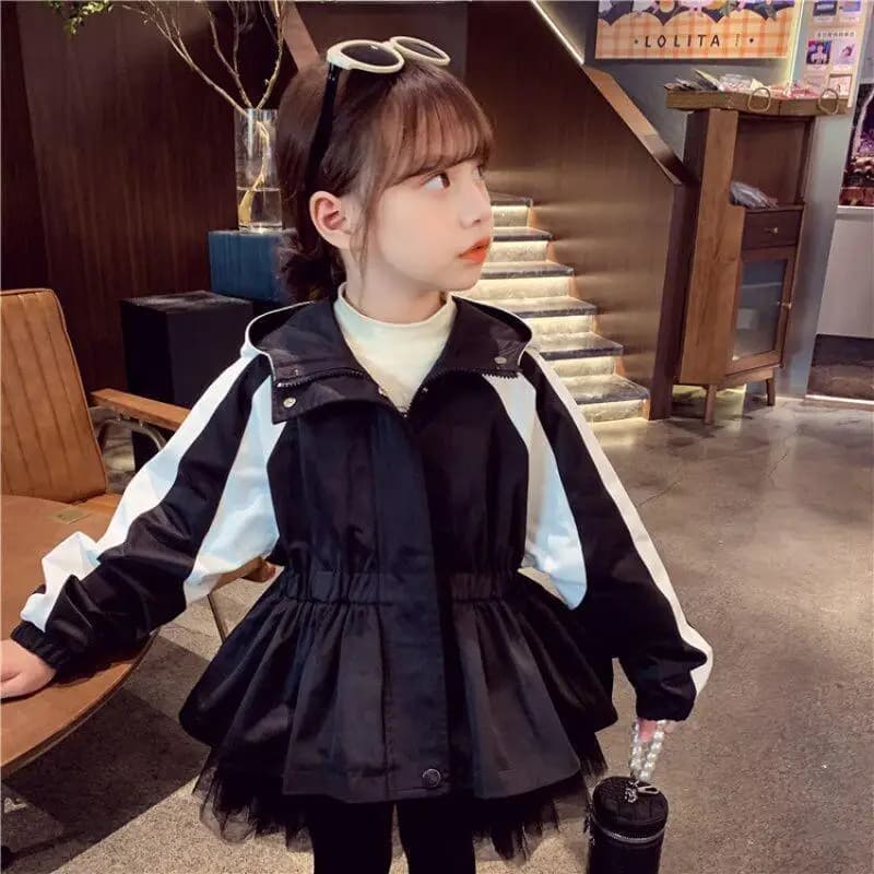 Moda Abbigliamento per bambini Kawaii Cappotto casual Set Ragazzi 10 14 anni Vestiti per ragazze 11 12 Ragazze Abbigliamento esterno Coreano 2025 Autunno Bambini