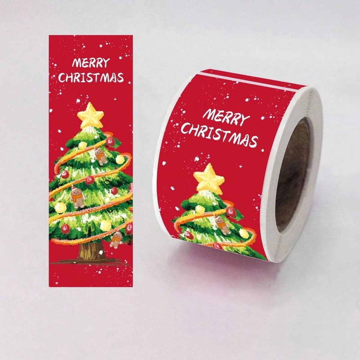 150 pezzi/rotolo, etichette adesive per confezioni regalo di Natale, etichette per imballaggio per sacchetti decorativi per confezioni regalo, decalcomanie sigillanti, feste Favo