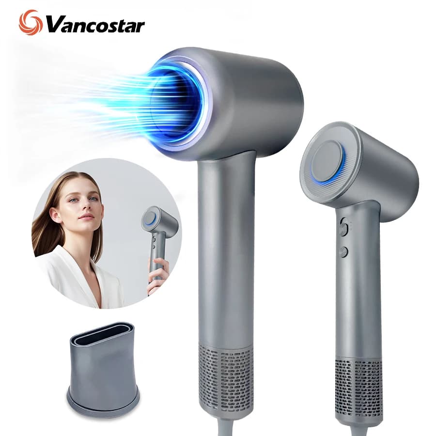Asciugacapelli professionale ad alta velocità 110V Ventilatore personale Cura dei capelli Styling Strumento agli ioni negativi Ugello magnetico Asciugacapelli veloce