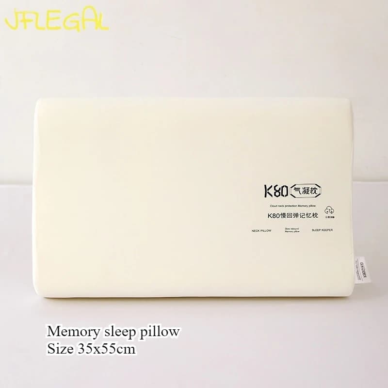 Cuscino in Memory Foam Ultra-Morbido JFLEGAL K80 con Tecnologia di Raffreddamento Aerogel per Supporto Durante il Sonno in Tutte le Posizioni