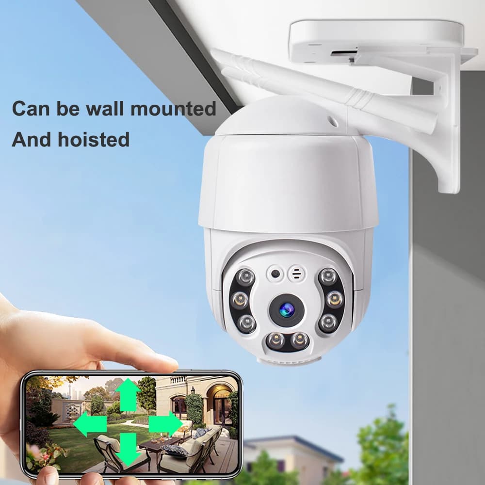 2MP 1080P Yoosee/YiLot/V380/V360pro App Full Color Wireless PTZ IP Dome Camera AI Rilevamento umanoide Sicurezza CCTV Baby Monitor