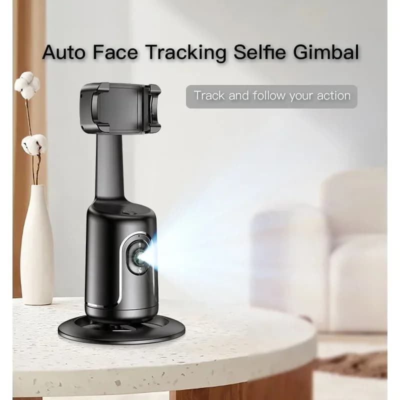 --AI Smart Auto Face Tracking Stabilizzatore cardanico Treppiede per telefono Selfie Stick