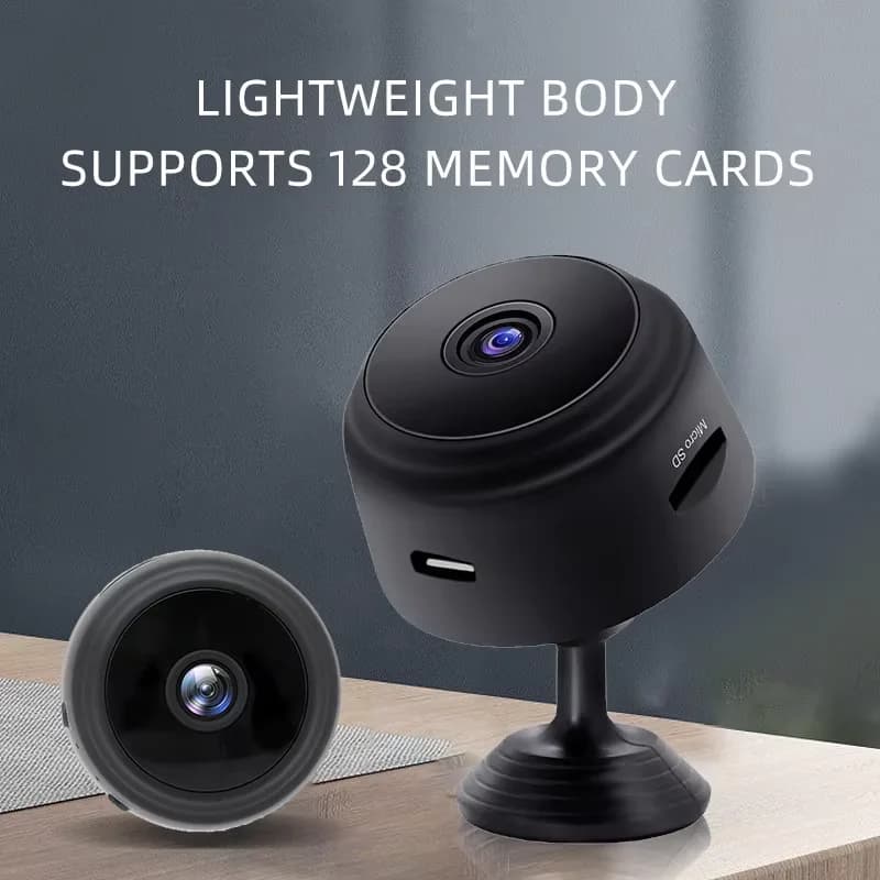 HD 1080P Wireless WiFi Mini Security Cam Magnet Mount Night Vision Remote Phone View Nanny Baby Pet Monitor Indoor Home