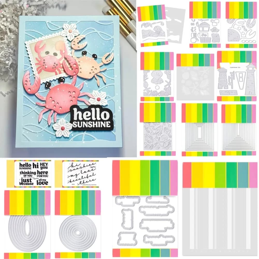 Nuovi Fustelle Metalliche 2025 per Scrapbooking Fai da Te, Artigianato, Album Fotografici e Decorazioni Fatte a Mano