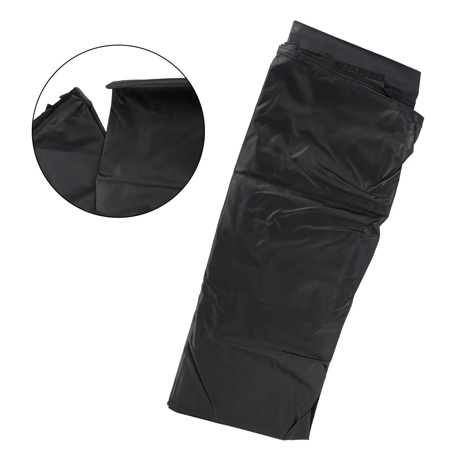 Impronta Waterproof Ground Sheet 210D Oxford Cloth Multifunction Rain Floor Cloth Impronta Bathtub Camping Tent Black