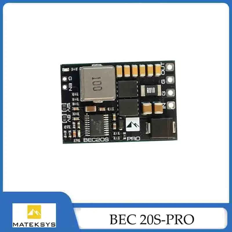 MATEK Mateksys BEC 20S-PRO 7-85V to 5V/8V/12V-5A Step-Down Regulator Module For FPV Racing Drone RC Tools