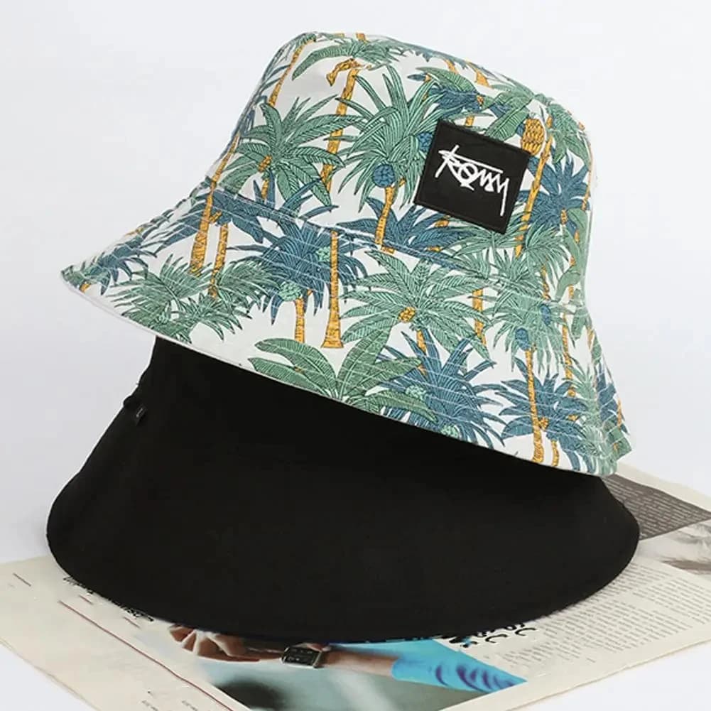Cappello da pescatore double face per uomo e donna, cappello da pescatore stile primaverile ed estivo, viso piccolo, cappello con visiera parasole, cappello da bacino