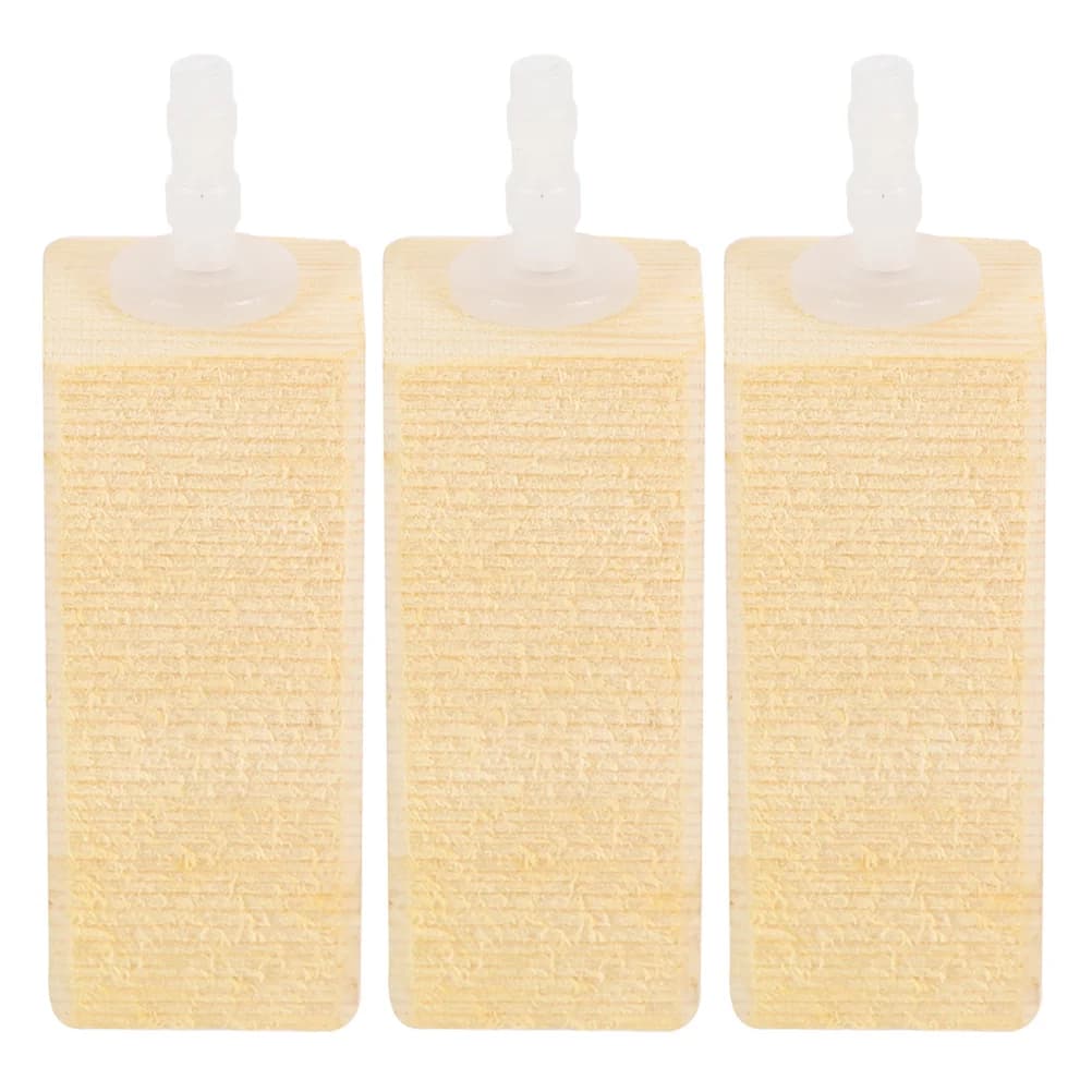 3 pezzi diffusore di pietra d'aria pietra di bolle di legno naturale per acquario acquario ossigeno gorgogliatore proteico skimmer fornitura bolla fine