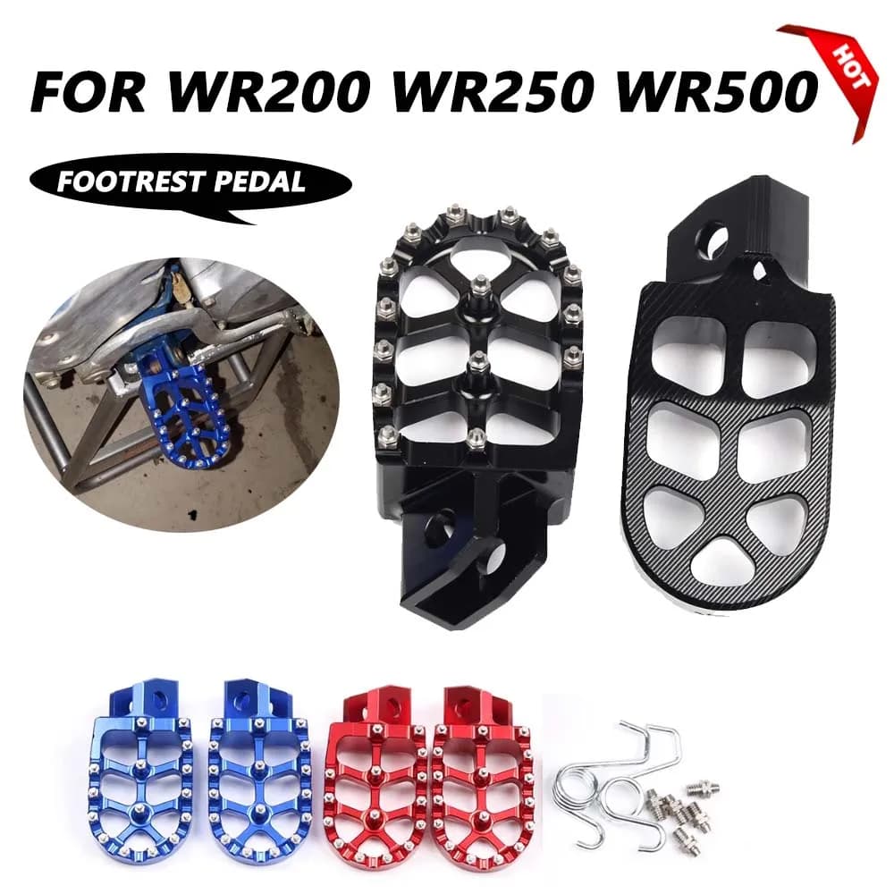 Per YAMAHA WR200 WR250 WR 200 250 1990 -1997 WR500 WR 500 1987-1993 Accessori Moto Poggiapiedi Pedane Pedane