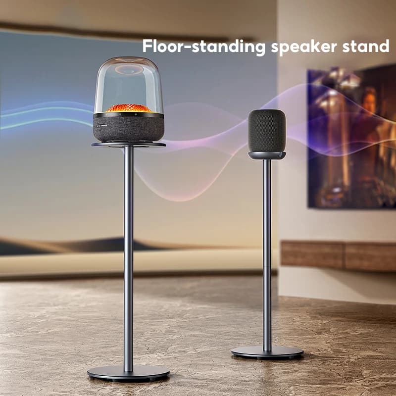 Staffa per altoparlante da terra adatta per Apple homepod staffa in lega di alluminio per rack di posizionamento di prima e seconda generazione