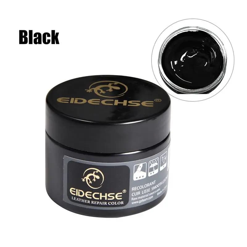 Vernice per pelle Crema da colorare per borsa Divano per auto Spugna Pennello Guanti Kit crema autolucente Lucido per stivali e scarpe in pelle