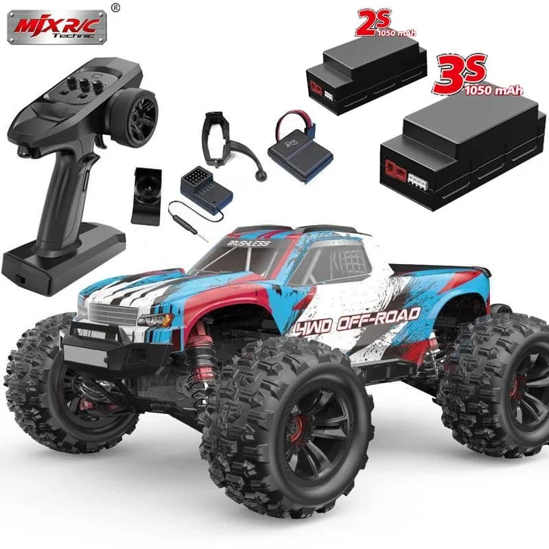 New MJX Hyper Go 16208 3S 1/16 Brushless RC Car Hobby 2.4g Remote Control Pickup 4wd High Speed Off-road Boy Gift
