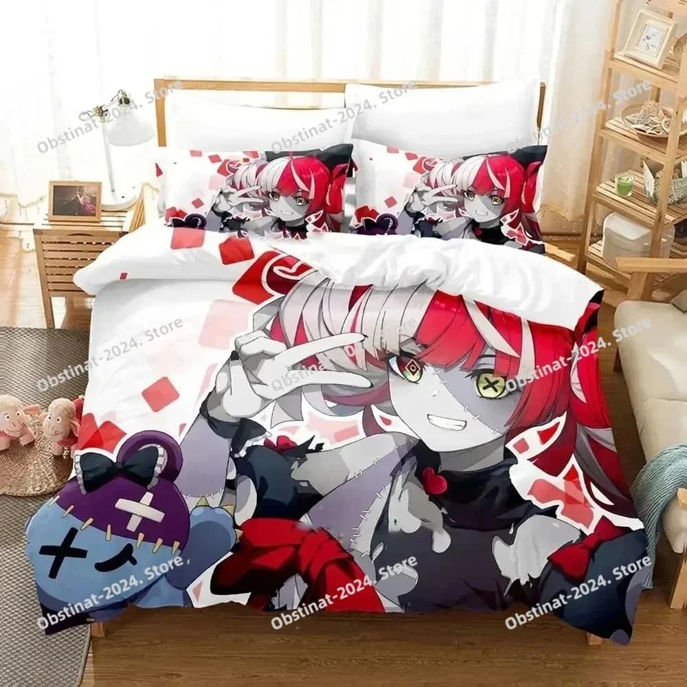 Moda 3d Stampato Anime Kureiji Ollie Set di biancheria da letto Ragazzi Ragazze Twin Queen Size Copripiumino Federa Letto Kid Adulto Tessili per la casa