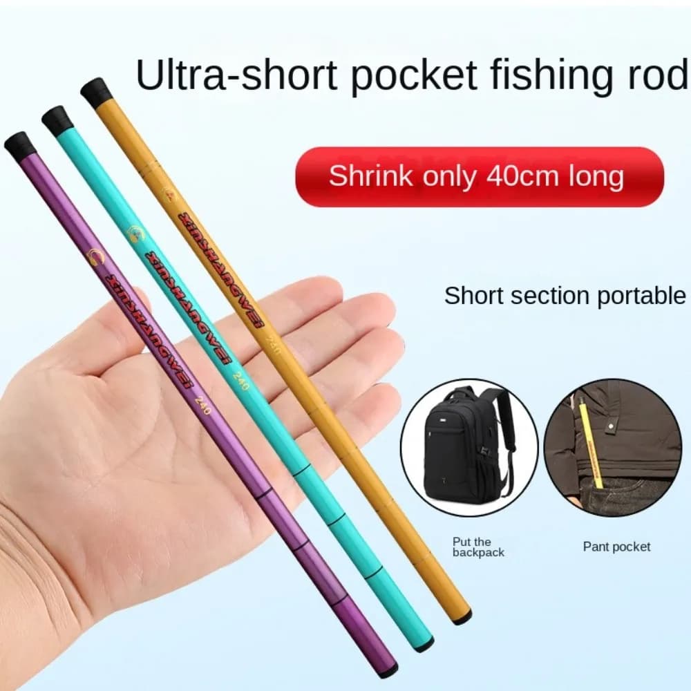 Telescopic Fishing Rod Full Kits Spincast Fishing Reel Casting Rod Fishing Rod Set Glass Fibre 1.8m-3.0m Feeder Rod Combo