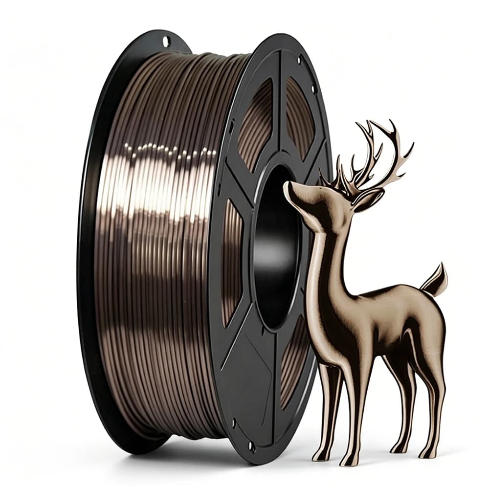 3D Plasma Printer Filament Rose Gold Filament 1,75 mm Rose Gold Sety Lustro Pen 3D Printing Materials Polished Metallic As the Feeling 1 kg
