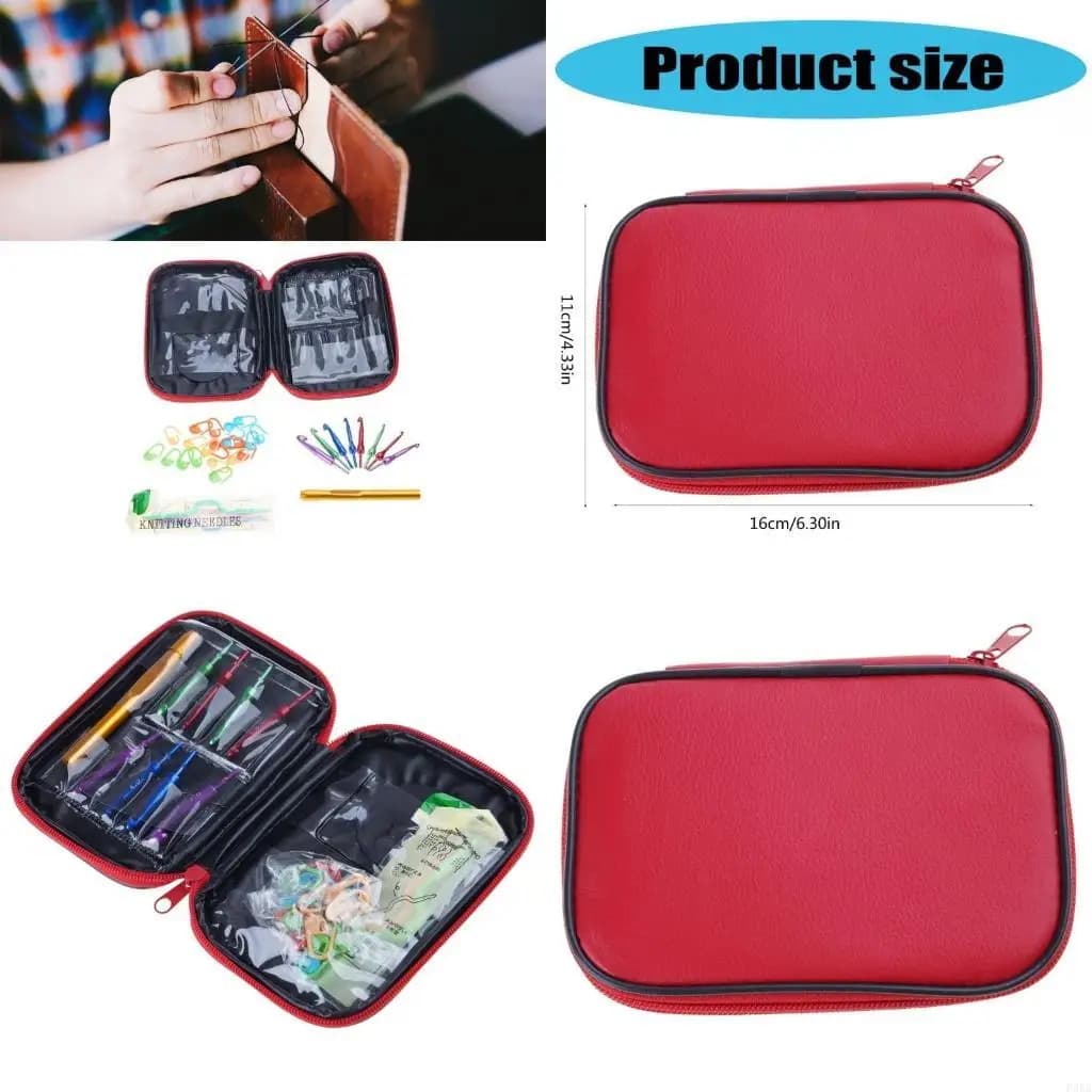 8Pcs Interchangeable Circular Knitting Needle Set Aluminum Circular Knitting Needle for Weaving Crocheting 3.0mm-7.0mm