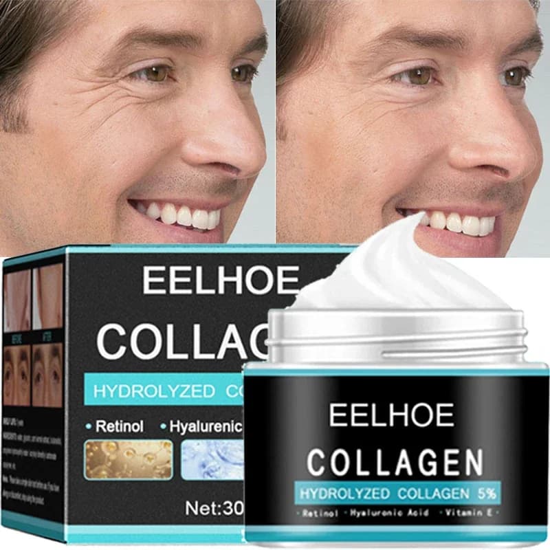 Anti Aging Anti Rugs Cream For Face Hydrating Collagen Whitening Face Skin Care Rassodante Lighting Day Cream for Men