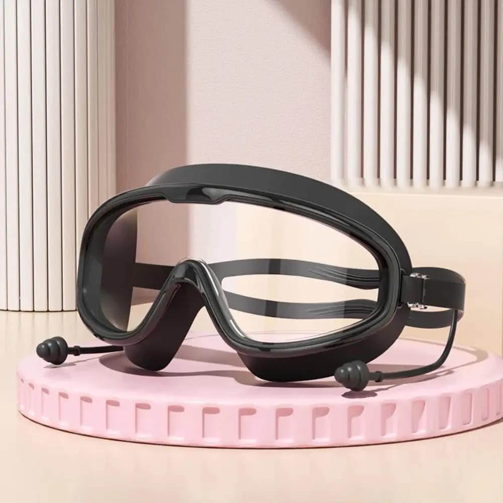 Scuba Diving Eyelets PC Anti-snatching, Swimwear Waterproof Anti-snatching, HD Electroplated Swimming Glasses with UV Protection, Swimming Tools
