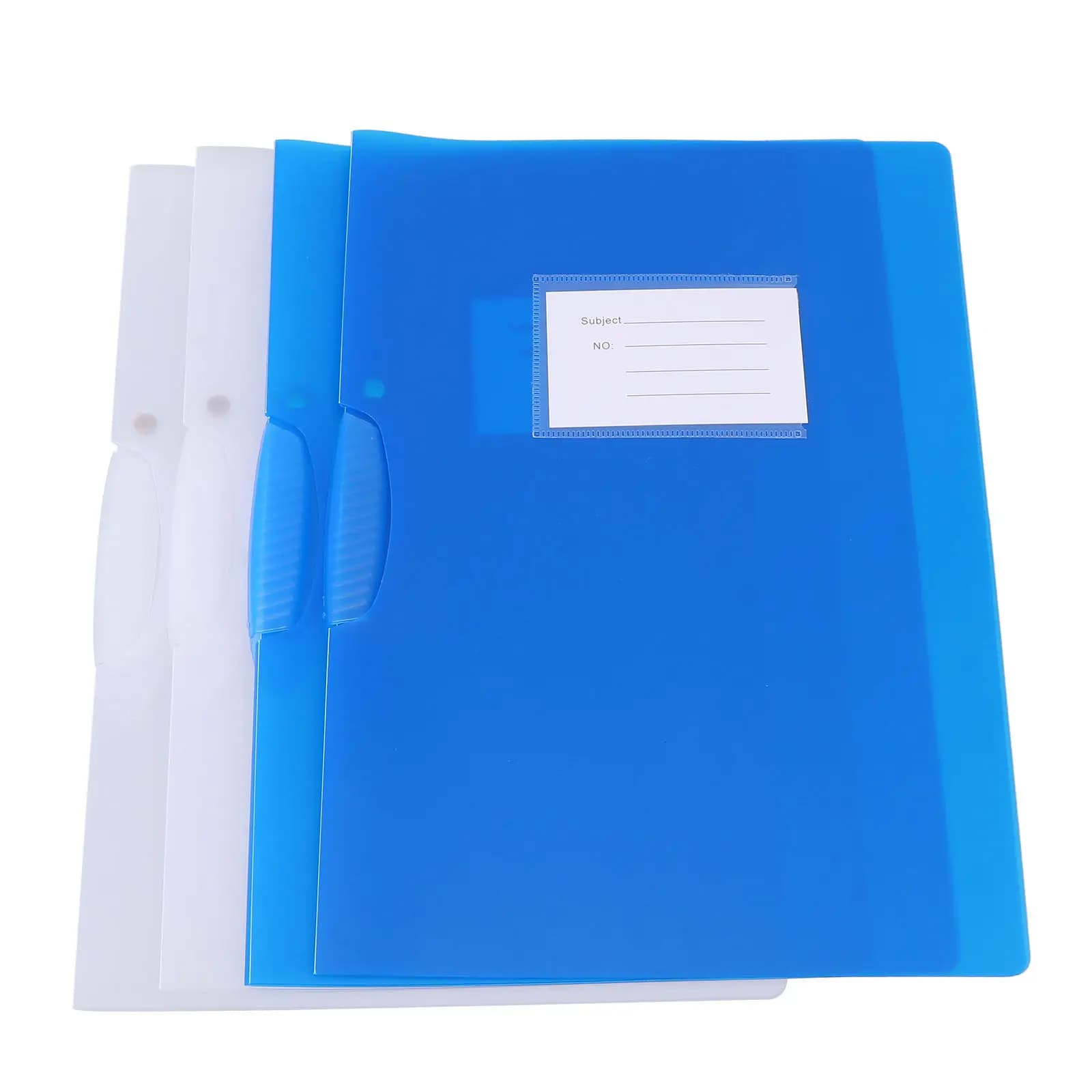 4 Pcs Practical Folders Report Binders Office-use File Rotary Creative A4 Pull Rod