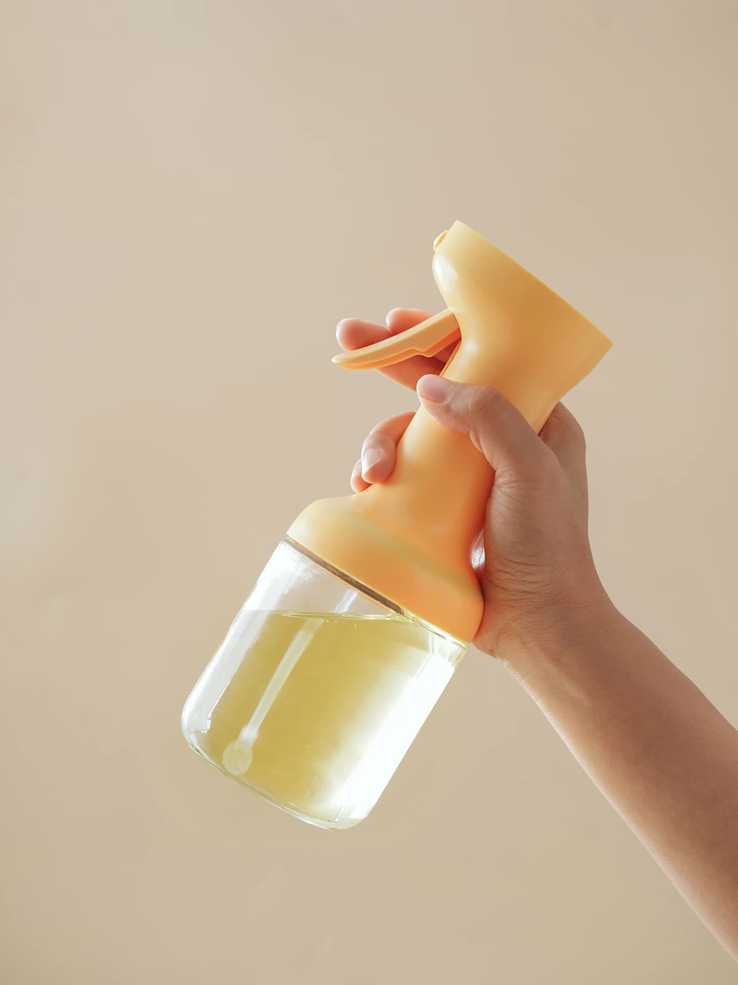 Modern and Simple Glass Oil Bottle for Kitchen and Home, Special for Air and Barbecue Fryer, Oil Bottle for Caliber Largo, Oil Container Spray