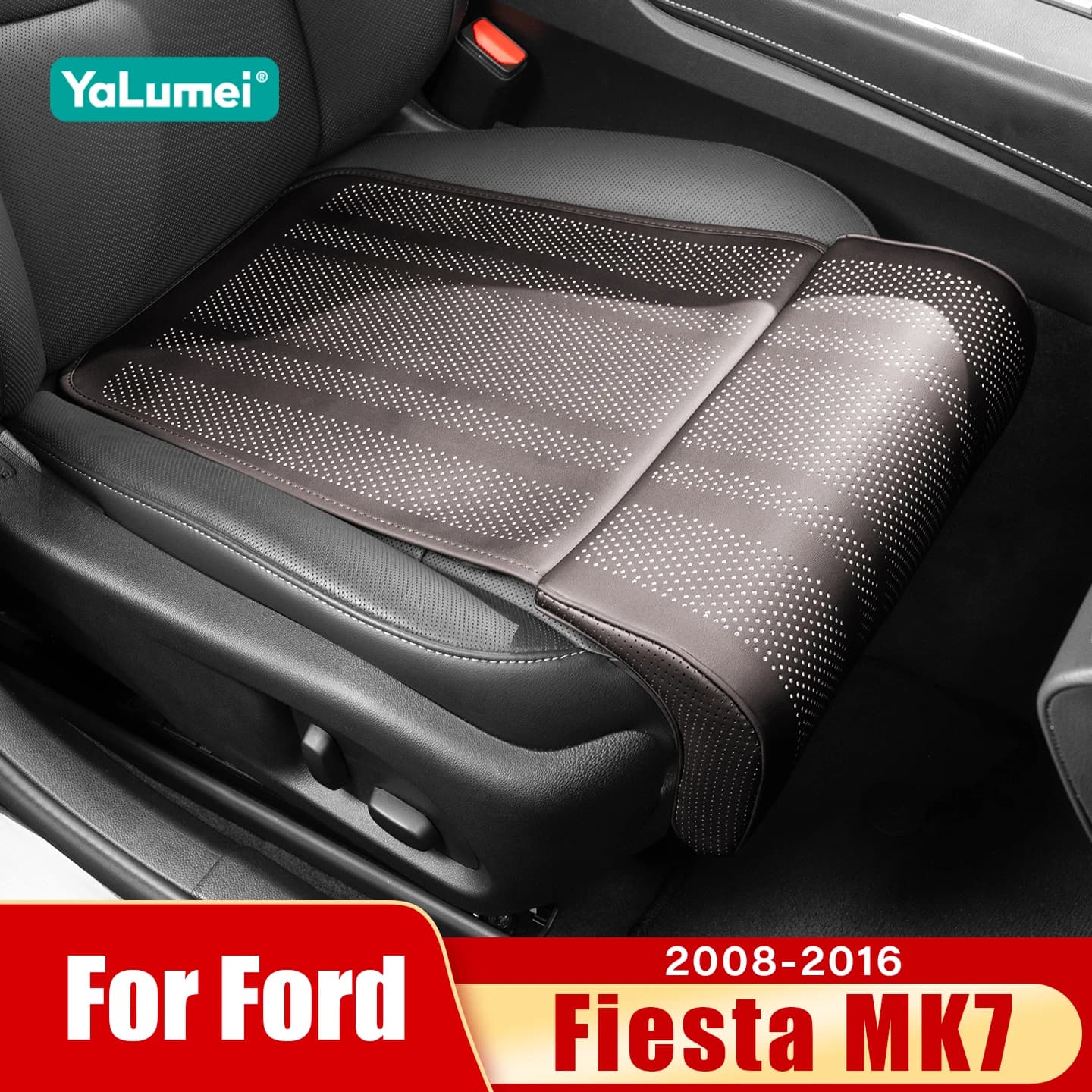 Cuscino Estensibile per Sedile Auto Lato Guidatore per Ford Fiesta MK7 2008-2016, Supporto per Gambe