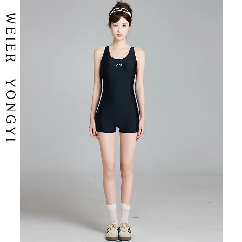 Costume intero da donna 2026: Nuovo stile professionale dal design discreto per competizioni di nuoto, palestra e termali