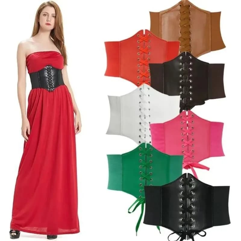 Cintura elastica da donna, decorazione versatile estiva, per abito, blazer, cintura larga.