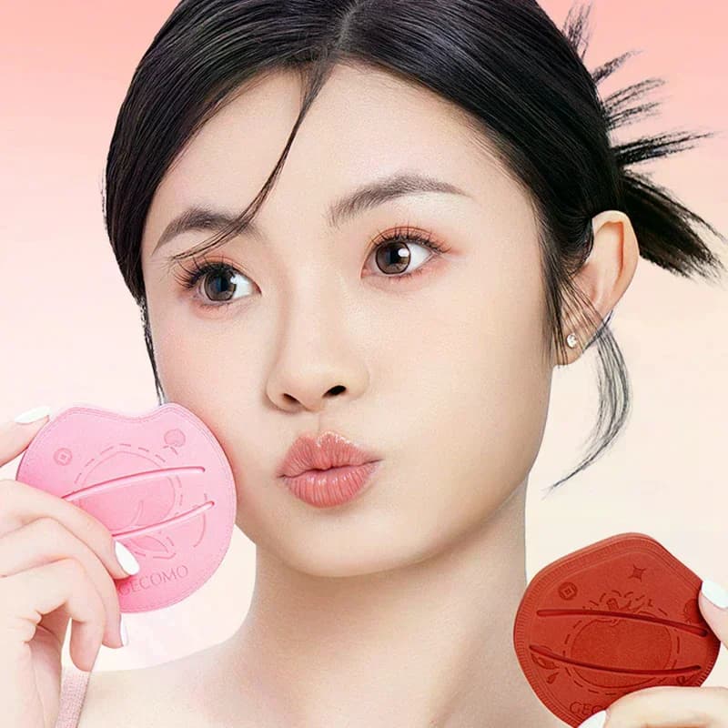 1 pz fondotinta creativo soffio di polvere cuscino d'aria super morbido trucco frullatore spugna applicatore cosmetico a doppio uso umido e secco