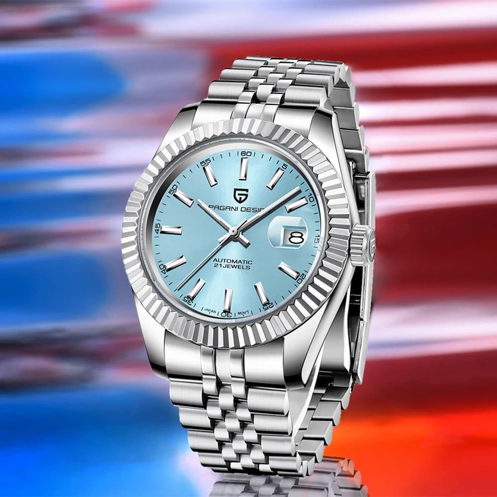 2024 New PAGANI DESIGN 42MM Men's mechanical watch Luxury sapphire crystal 100M men's watch waterproof stainless steel