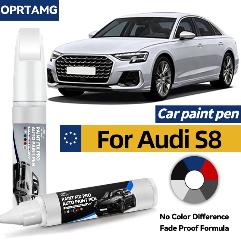 Car paint pen For Audi S8 1994-2023 auto paint concealer pencil acrylic paints body repair car accessories automotive detailing
