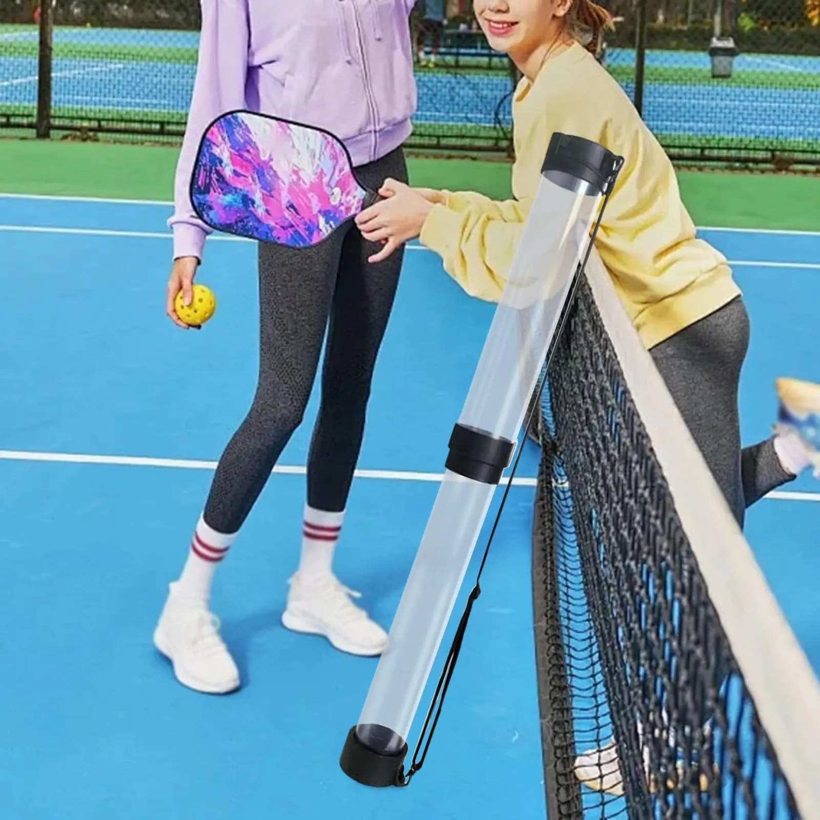 Strumento per l'attrezzatura da allenamento telescopico per palline da tennis, raccoglitore per palline da tennis, per badminton da ping pong
