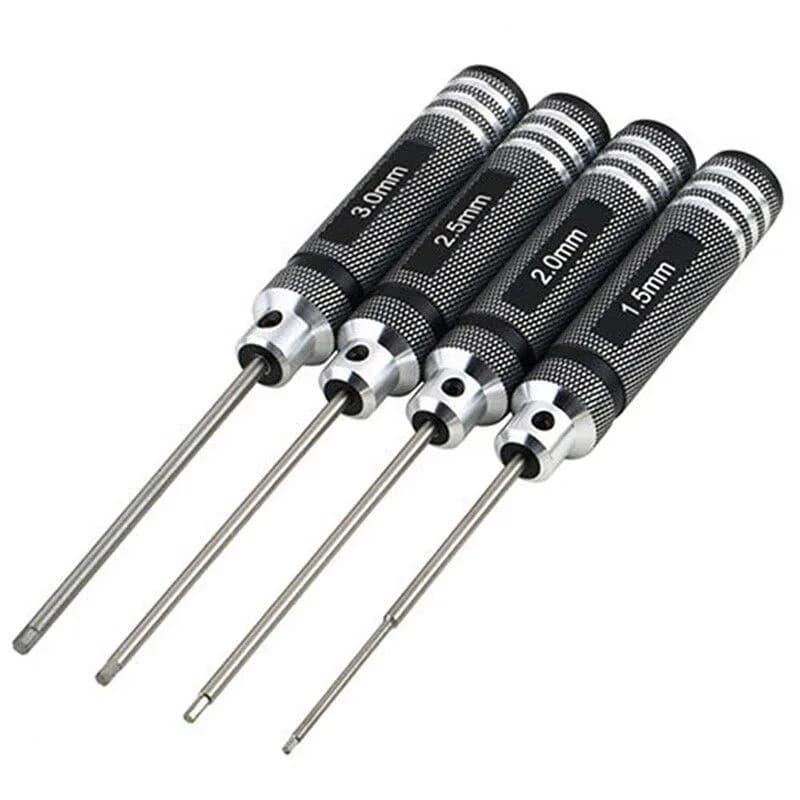 Set di Cacciaviti Esagonali Multifunzione per Modellini RC, Strumento di Manutenzione per Modelli di Aerei, Set di Chiavi Esagonali Resistenti all'Usura di Tipo Universale