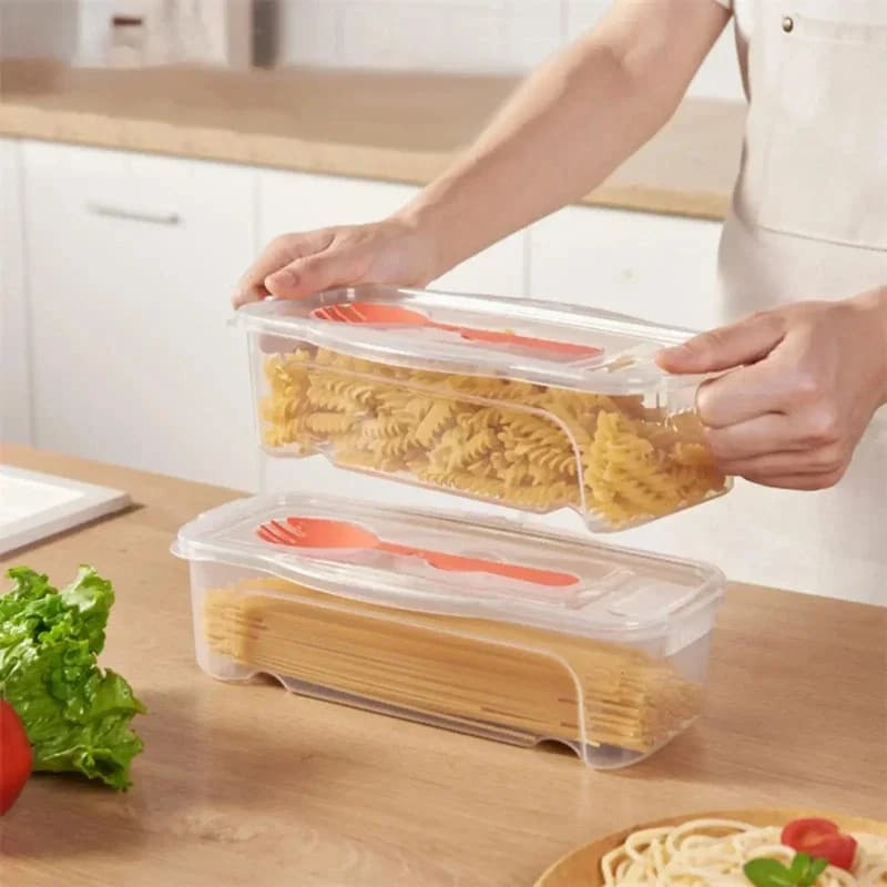 Contenitore per spaghetti a microonde fornello di riso fornello di riso multifunzione trasparente scatola di riso al vapore contenitore per la cottura a vapore per alimenti