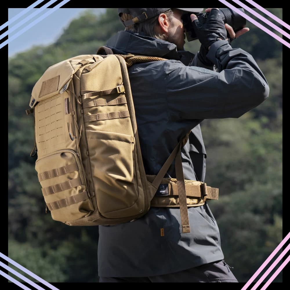 Zaino Tattico PGYTECH OneMo 25L/35L Impermeabile per Fotocamera DSLR/SLR/Mirrorless con Scomparto per Laptop da 15.6 Pollici