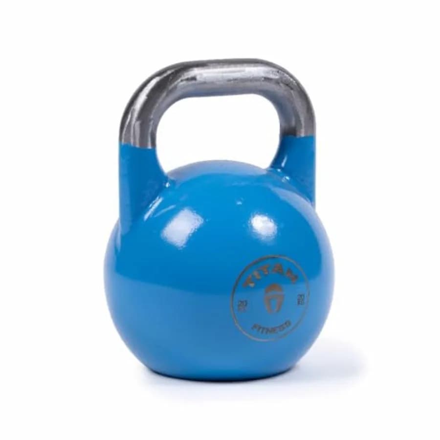 Kettlebell Titan Fitness 20 KG for Competition, One-piece Body Fusion for Full Body Training with KG Indications, Steel Structure Resistant