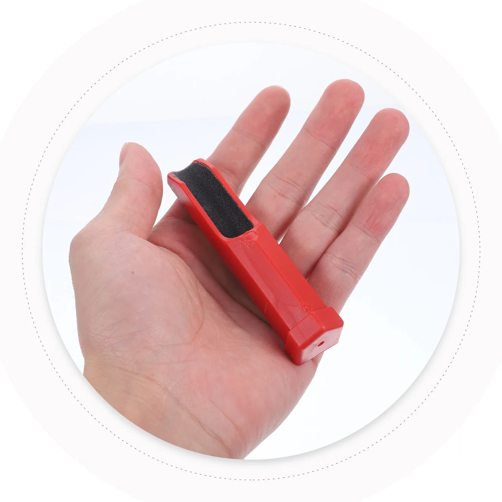 2Pcs Cue Tip Shaper Burnisher File Tool - High-Durability Plastic Pool Cue Tip Repair Trimmer for Billiard Lovers Enhances Chalk