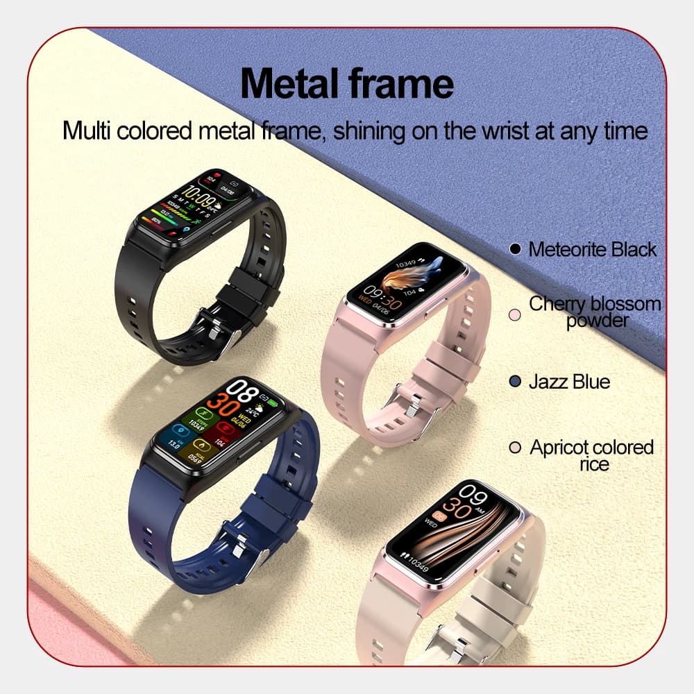 New 1.47 Inch 172* 320HD Touch Screen Heart Rate Monitor IP68 Waterproof Sports Fitness Mode Smartwatch