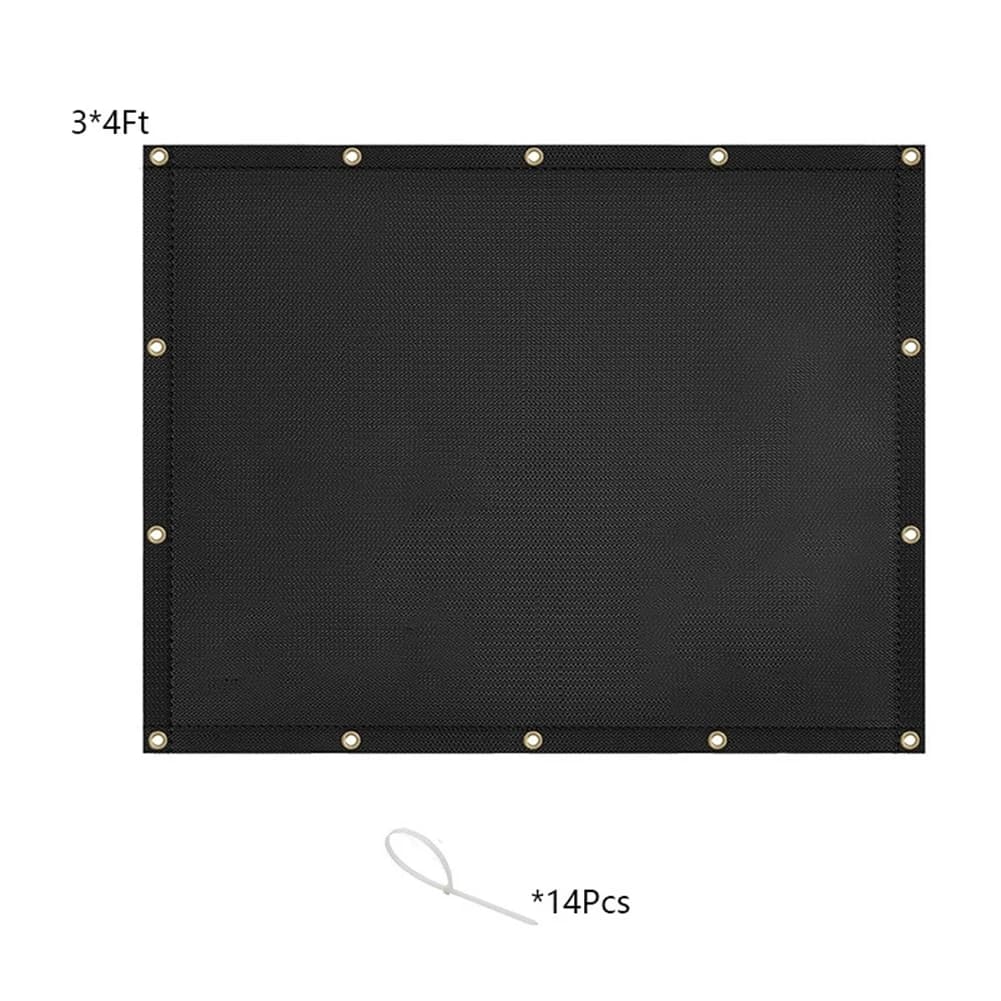 Protezione per ringhiera del ponte, scudo termico ignifugo, facile da installare, scudo termico per griglia, fascette in nylon incluse