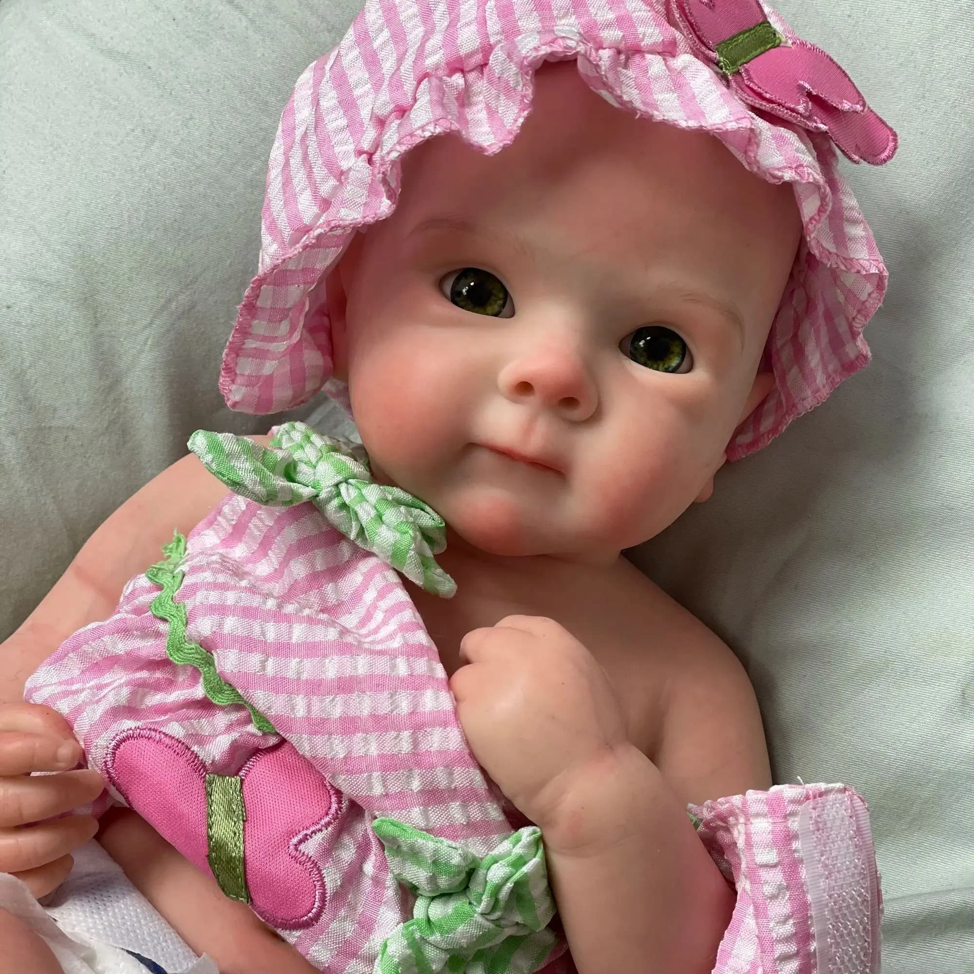 45 CM Ragazza Carina Bettie Corpo Intero Solido Silicone Reborn Bambola Dipinta/Non Verniciata Fatta A Mano Reborn Baby Doll Reborn Corpo De Silicone