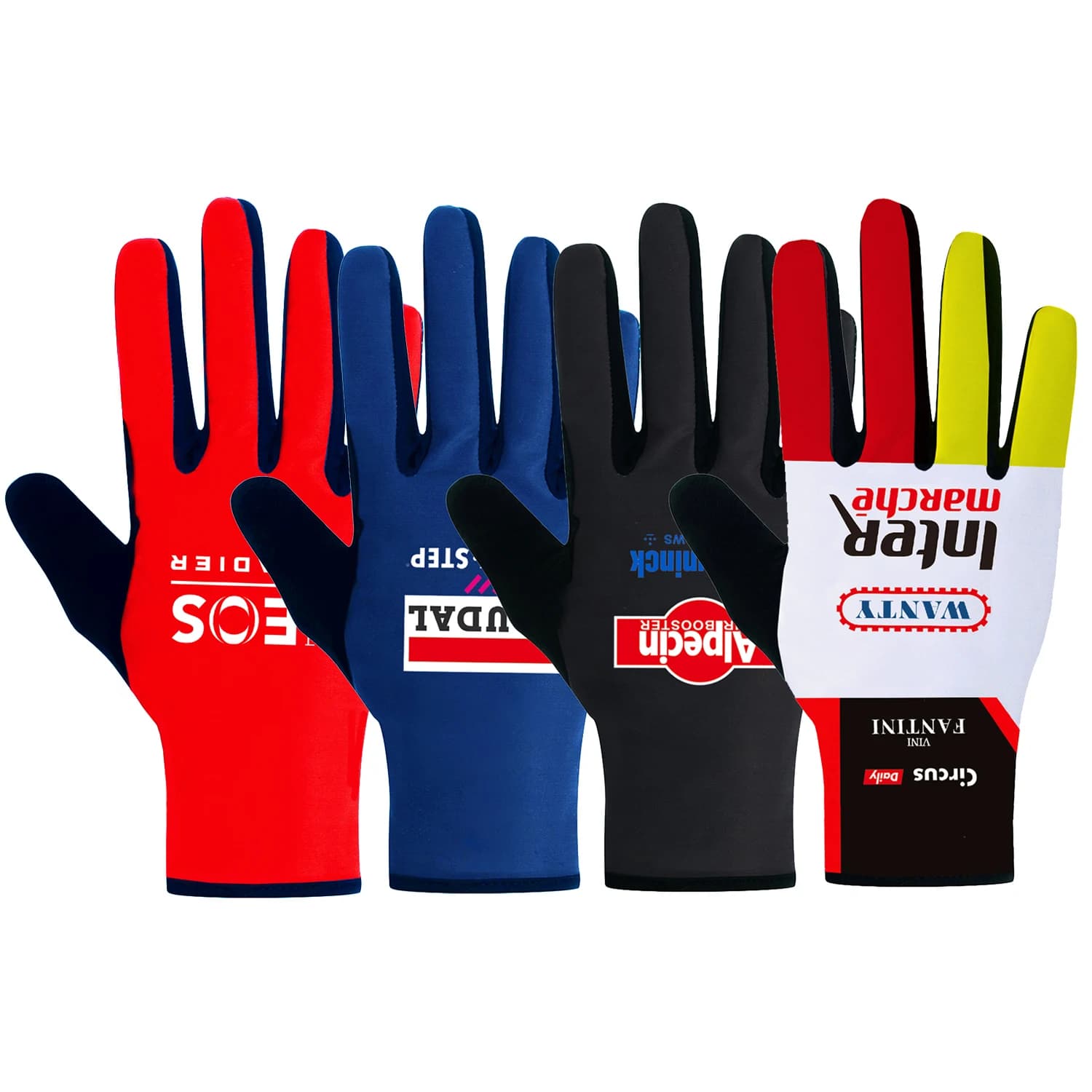 Alpecin 2026 Cycling Gloves Man Woman Quick Step Team MTB Road Bike Gloves Fitness Heat Gym Riding Bicycle Gloves