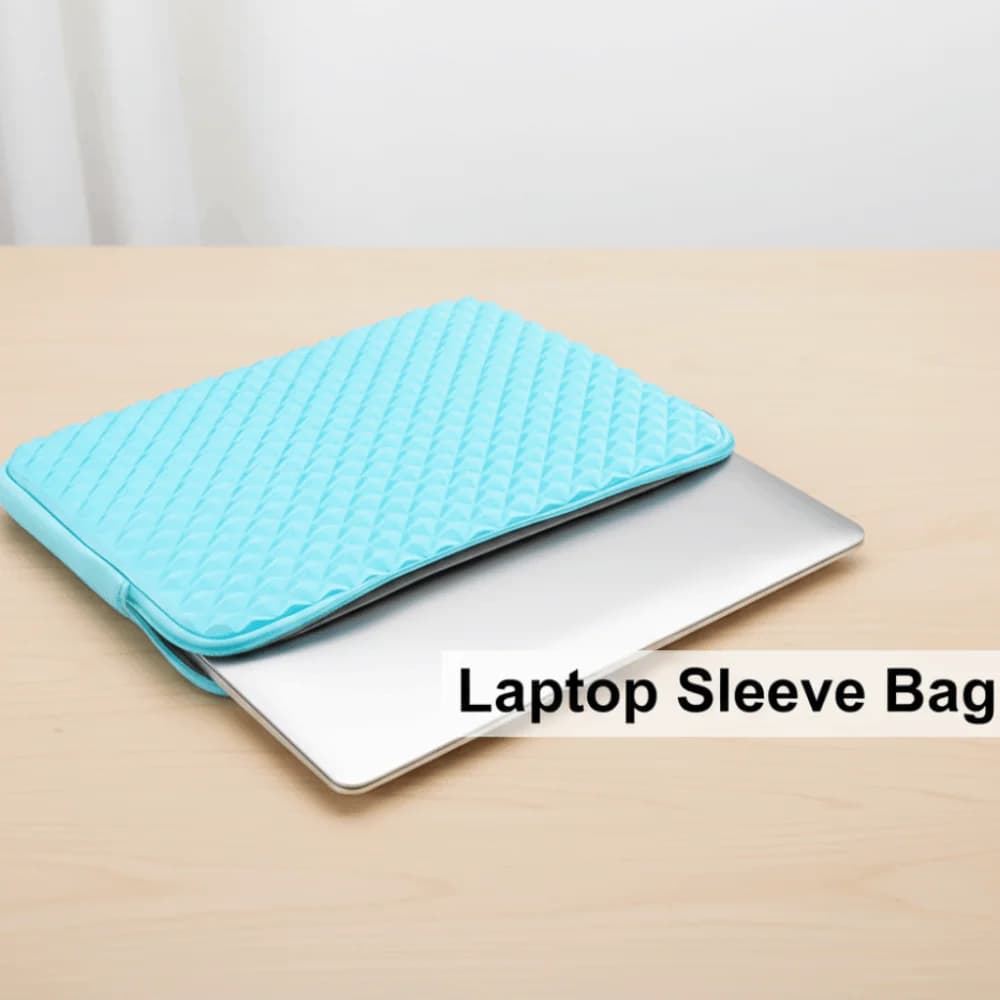 Custodia portatile per laptop con texture a griglia Custodia protettiva antiurto per notebook di grande capacità Resistente all'usura Impermeabile