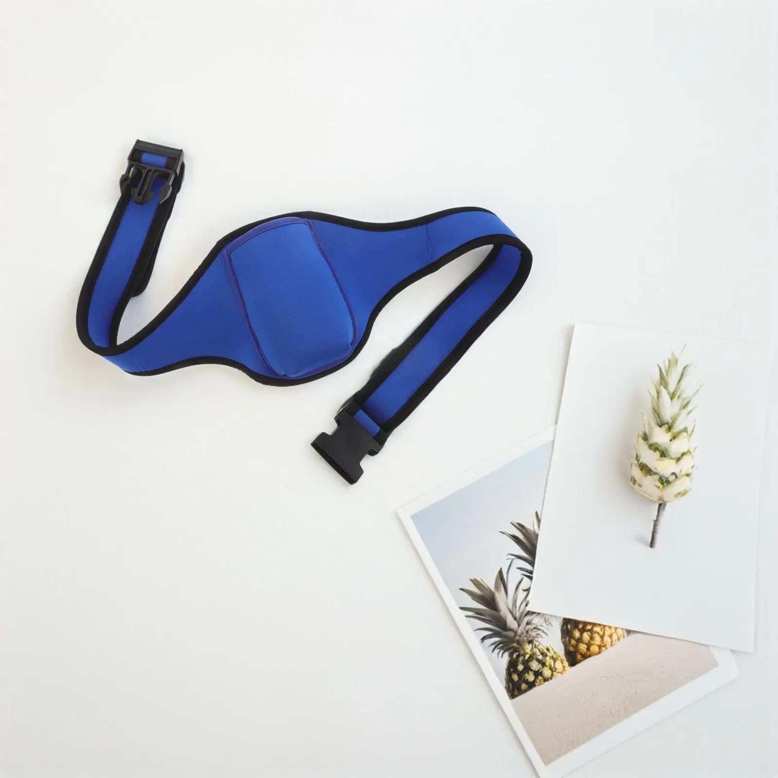 2 Pezzi Marsupio Impermeabile in Neoprene per Telefono, Cintura da Corsa, Fitness, Yoga, Allenamento, Porta Cellulare Sottile