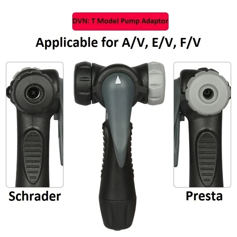 GIYO Adattatore ugello pompa bicicletta Convertitore valvola Schrader/Presta Convertitore gonfiatore aria pneumatici bici Parti di ricambio della pompa bici