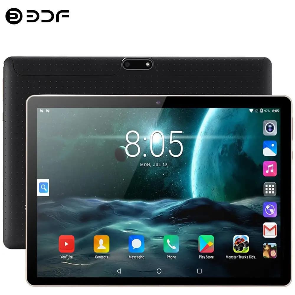 New 10.1 inch 4G + 64GB Global Tablet 3G Phone call Dual SIM card or WIFI Google Play Tablet for laptop