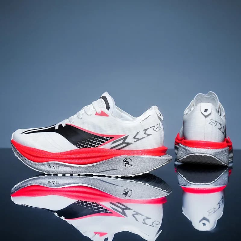 Scarpe Sportive Casual per Uomo e Donna, Sneakers Luminose al Buio con Piastra in Carbonio, per Maratona, Ammortizzanti, per Allenamento Atletico