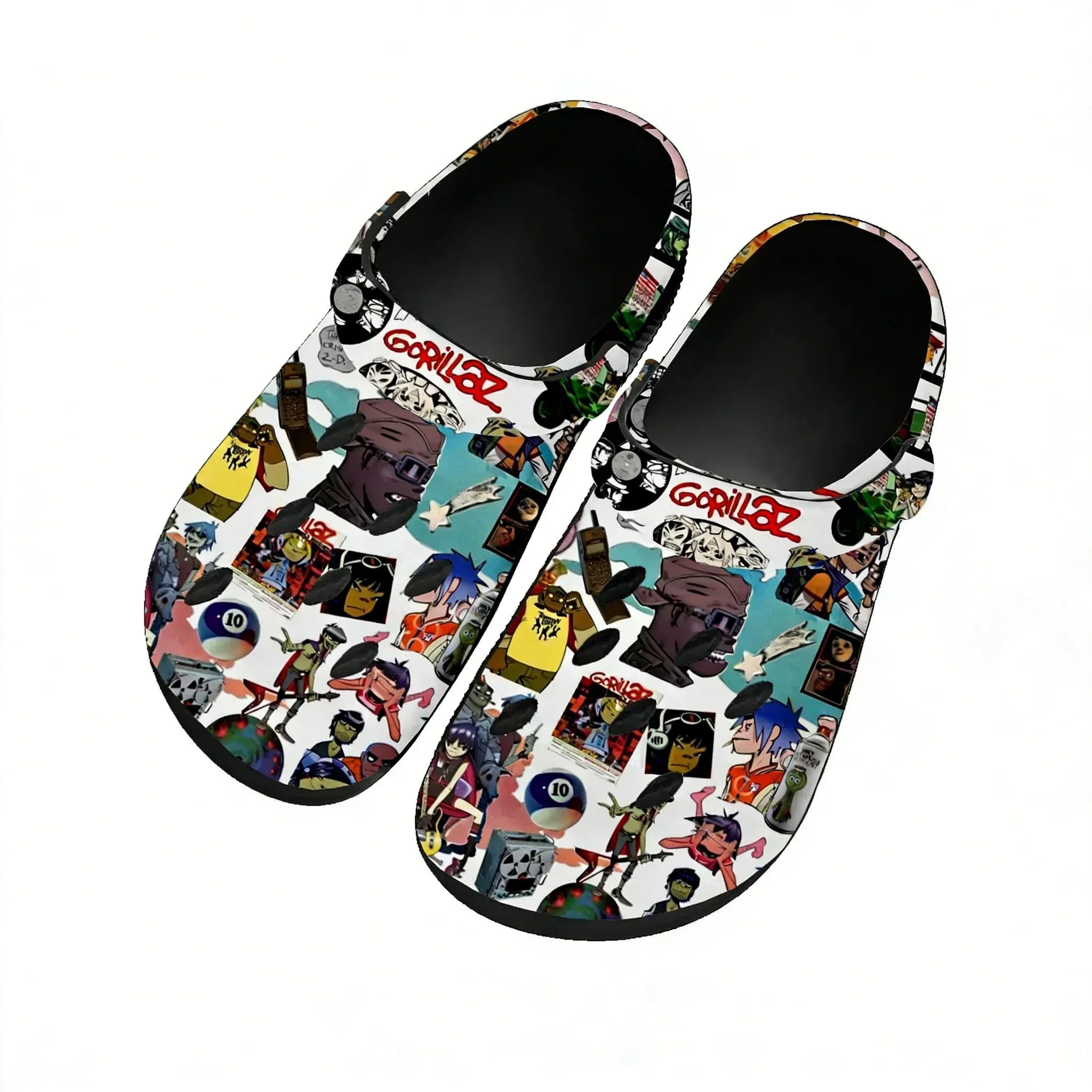 G-Gorillazs Home Custom Sandals Women Teenager Fashion Water Shoe Rock Band Garden Breathable Comfort Beach Hole Slippers