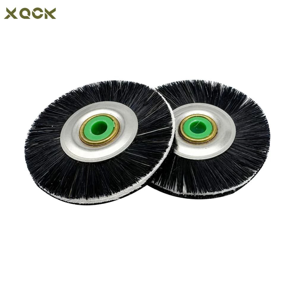 10 Pieces Black Bristle Polishing Brush with Cloth Inside for Metal Gold Silver Cleaning Buffing Professional Jewelry Tools